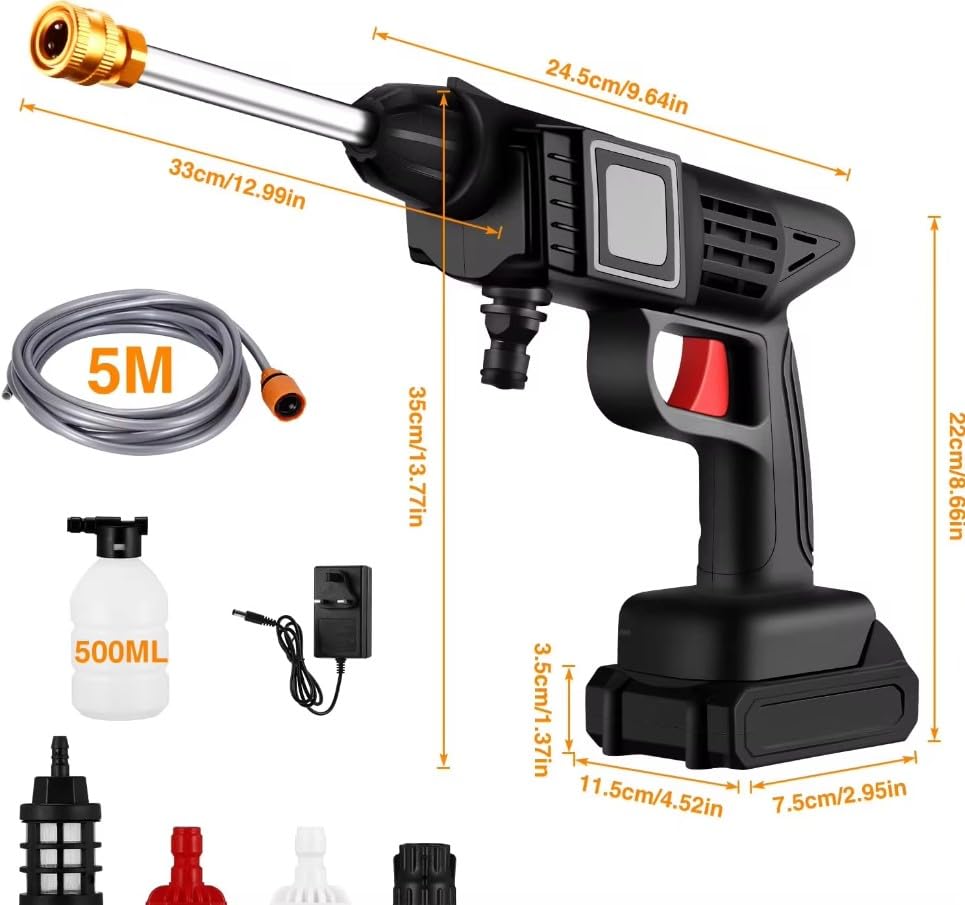 Akari Turbo Jet-200 Rechargeable Car Washer