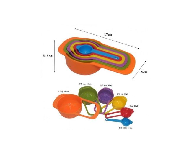 Measuring Cup Plastic - Color: Red
