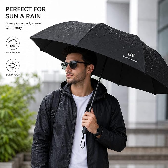 Auto Open Close Uv Umbrella - Age Group: All