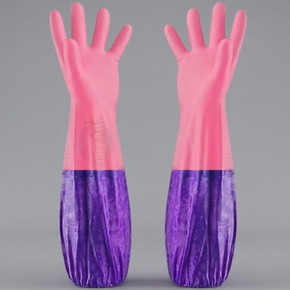 Natural Rubber Utential Hand Gloves 18 Inch