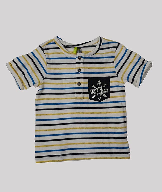 A31342 | ORCHESTRA Baby Boys Henley Neck T-Shirt