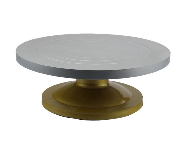Cake Turn Table - Color: Silver