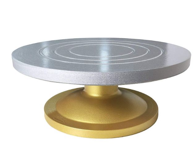 Cake Turn Table - Color: Silver