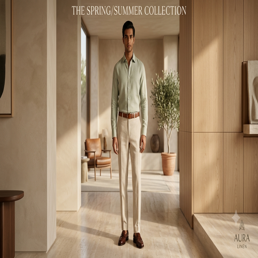 Linen Pant - Color: Multi Colour