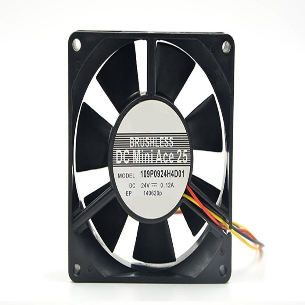 SANACE 109P0924H4D01 24V DC 0.12A 9025mm Ball Bearing Industrial Axial Cooling Fan
