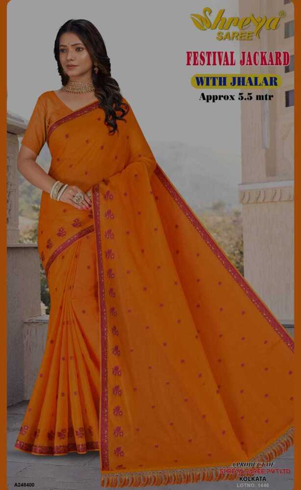 Festival Jackard Cotton Saree