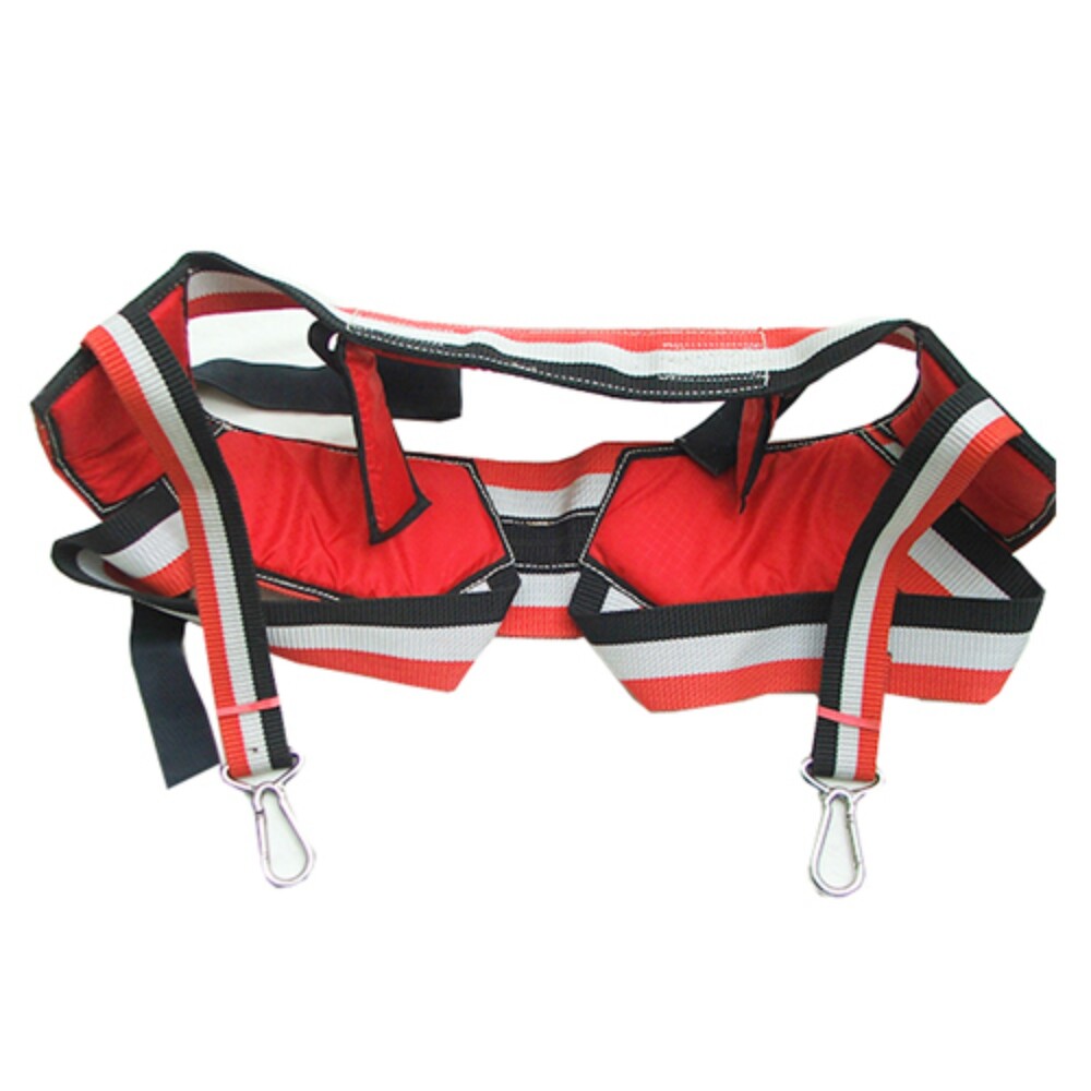 Seat Harness - Polyester, One Size, Red, En361, 200kg Capacity | Fall Protection, Durable, Secure Fit, Two D-rings