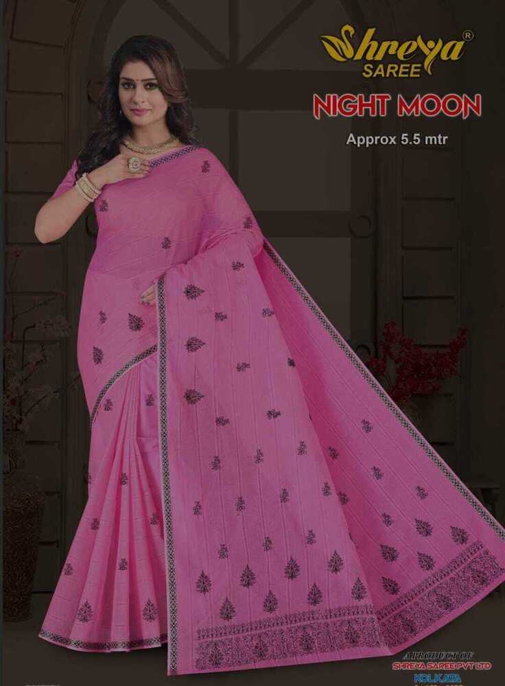 Night Moon Cotton Saree