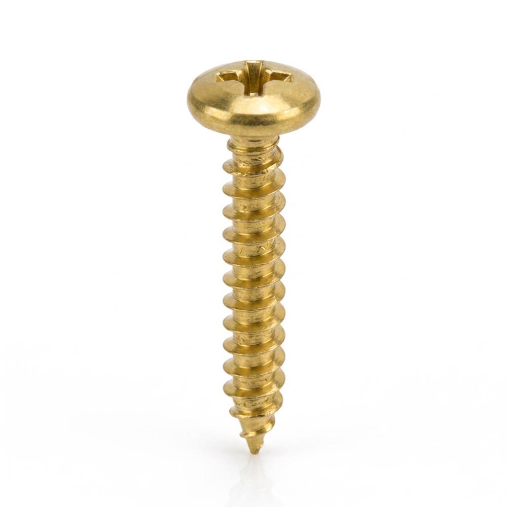 Brass Self Tapping Screws - Application: Marine And Coastal Applications (Corrosion-resistant) Decorative Hardware Installations Hvac And Plumbing Fixtures Automotive Interior Trim Musical Instrument Manufacturing