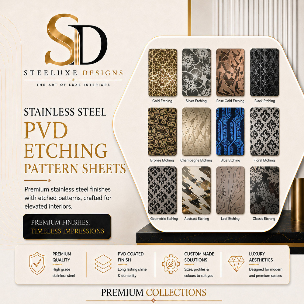 Stainless Steel Pvd Etching Pattern Sheets