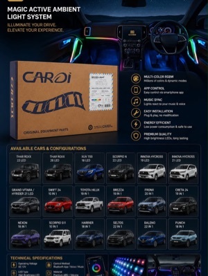 Cardi magic active ambient light system