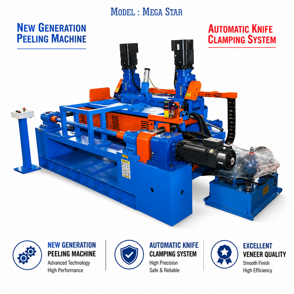 DOUBLE ROLLER MOVING PEELING MACHINE