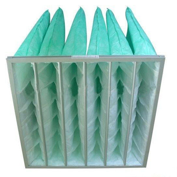 Pocket Filter, Industrial HVAC Pocket Air Filter / Synthetic Bag Filter