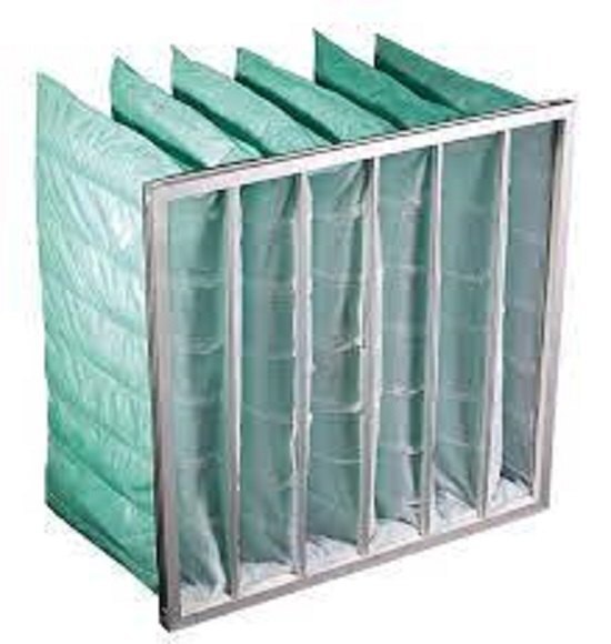 Pocket Filter, Industrial HVAC Pocket Air Filter / Synthetic Bag Filter