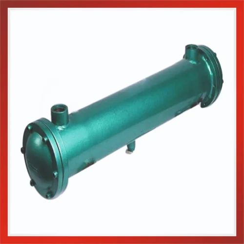 Shell and tube oil cooler