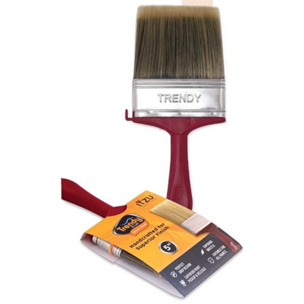 Paint Brush - Material: Wooden Handle With Synthetic Bristles