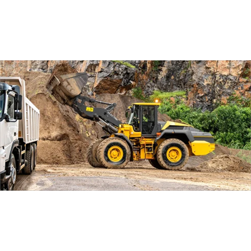 Volvo L120 Electric Wheel Loader - Color: Yellow/Black