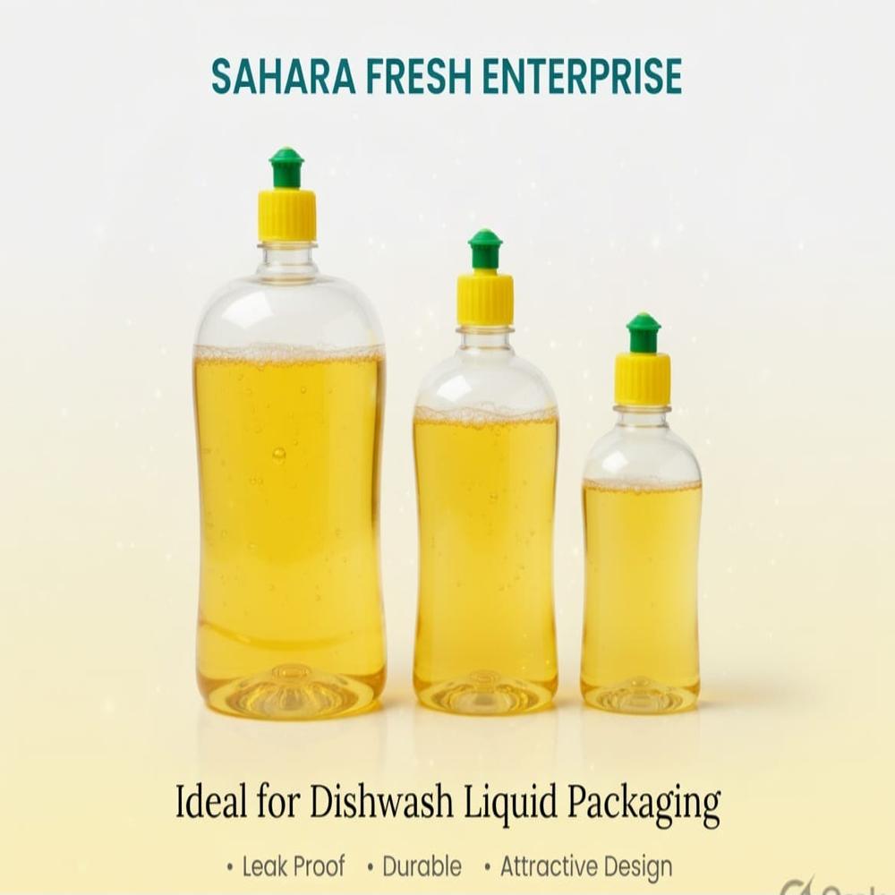 500ml Dishwash bottle with push-pull caps