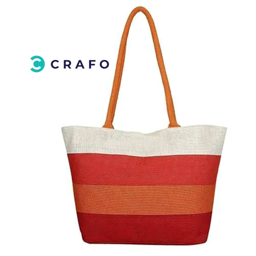 Jute Tote Handle Bag