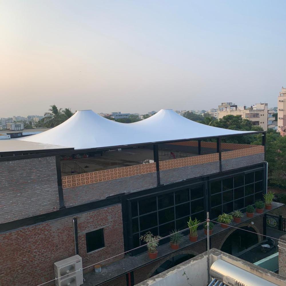 Conical Tensile Structure - Color: White