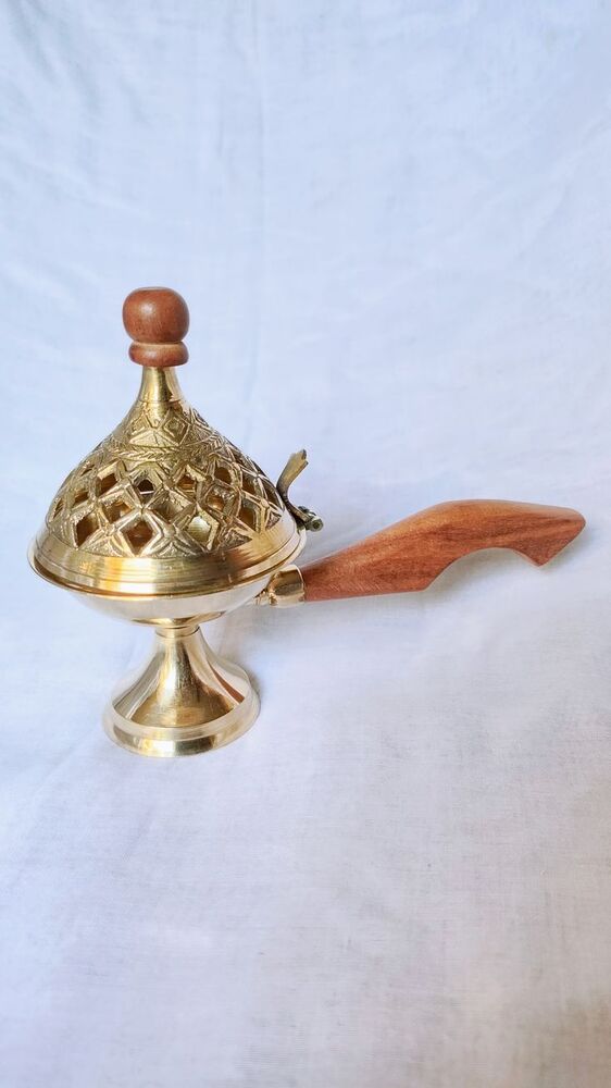 Brass Incense Stakeholder - Color: Metalic