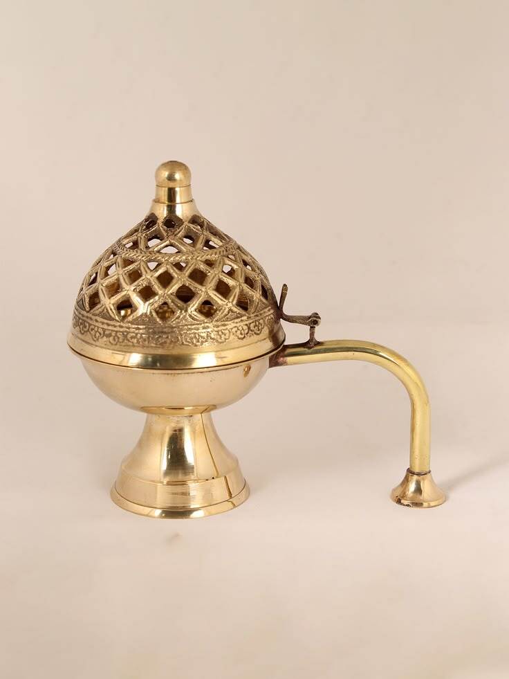 Brass Incense Stakeholder - Color: Metalic