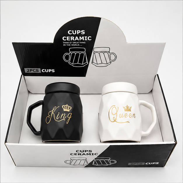 Star Barni King And Queen Double Ceramic Cup
