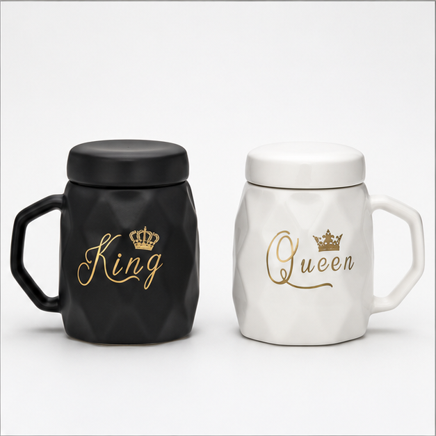 Star Barni King And Queen Double Ceramic Cup