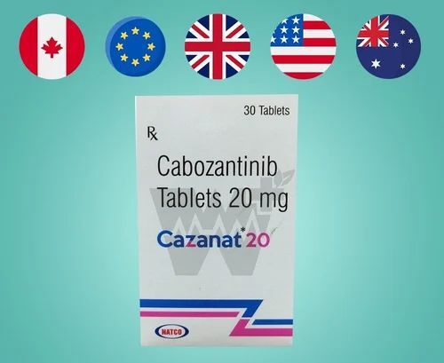 Cazanat Cabozantinib 20mg Tablets
