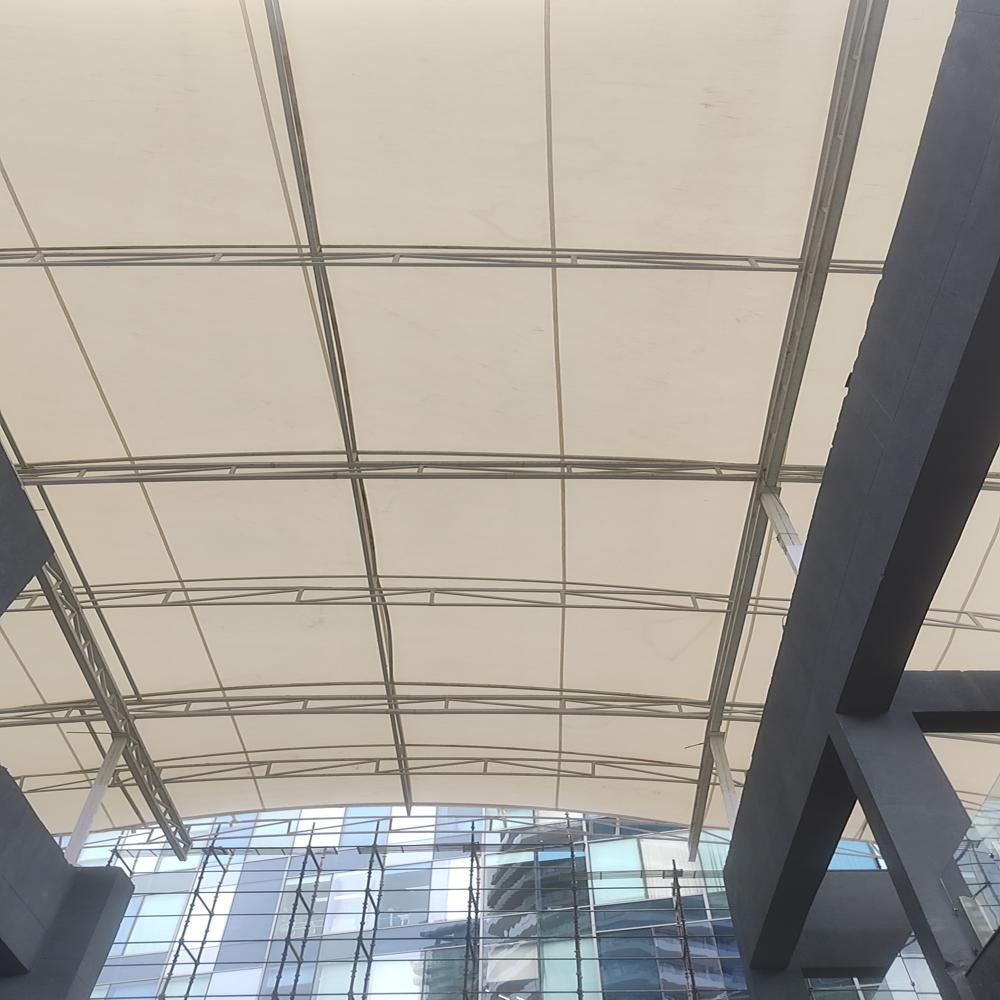 Tensile Membrane Structure - Color: White