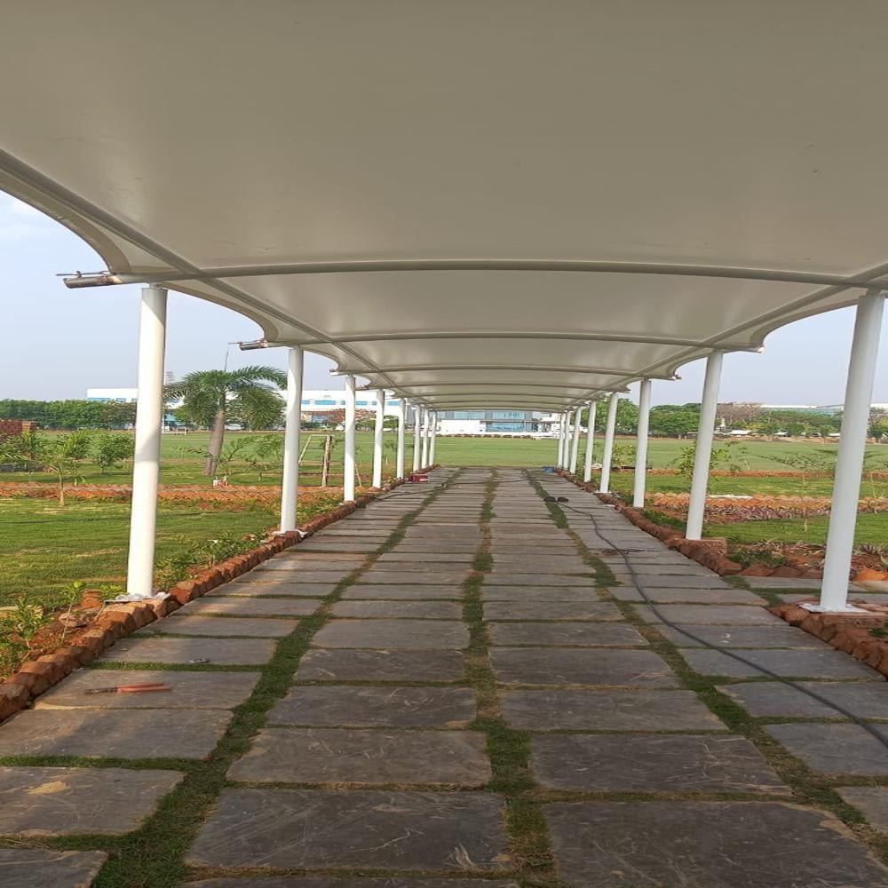 Walk Way Tensile Shade