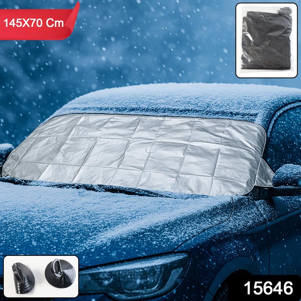Universal Car Windshield Snow & Sun Protection Cover (145x70 cm)