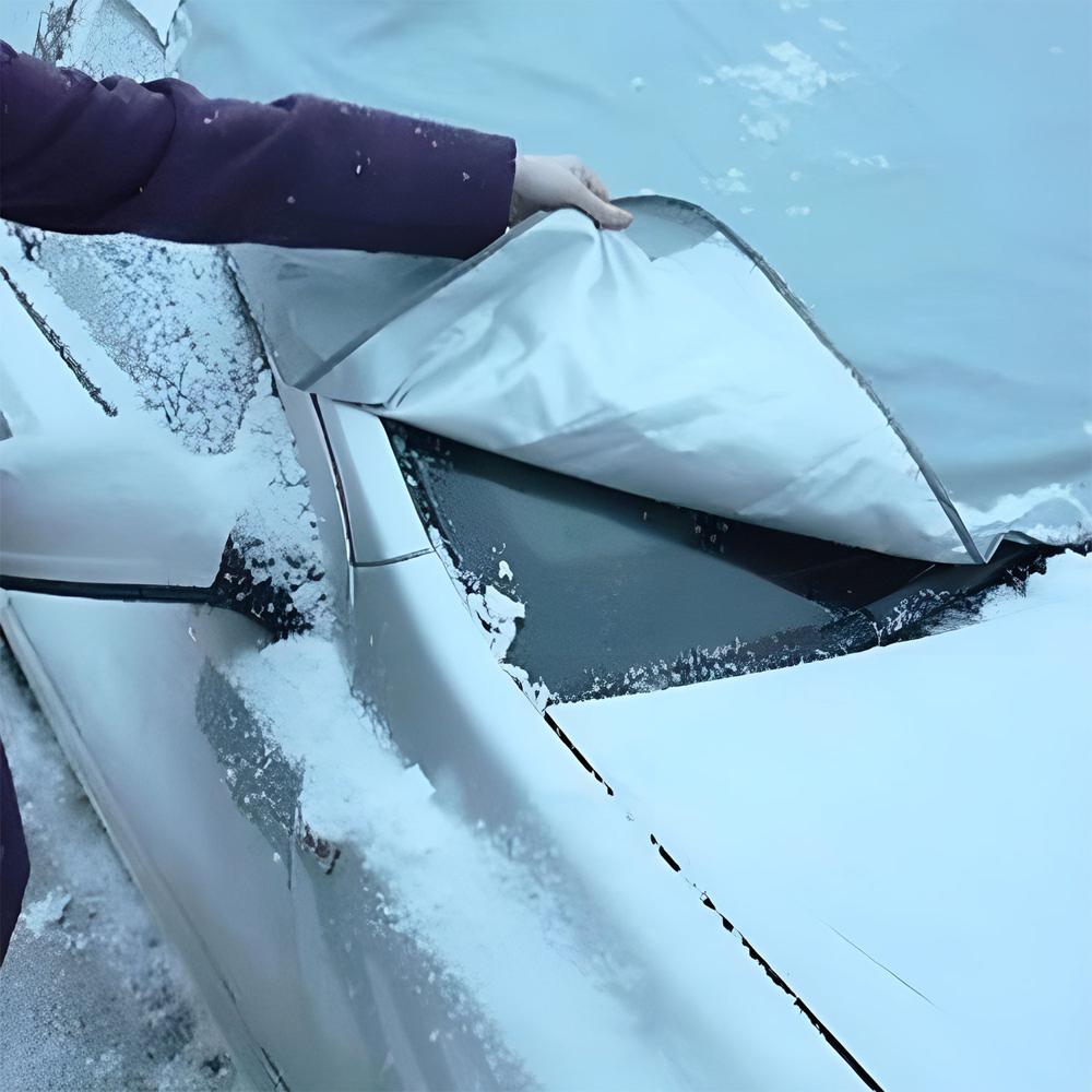 Universal Car Windshield Snow & Sun Protection Cover (145x70 cm)