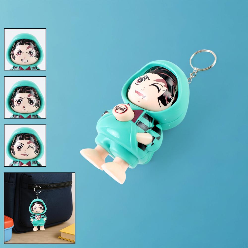Cartoon Character Design Cute Action Figure Keychain (mix Design & 1 Pc) - Application: As Per Product Requirement