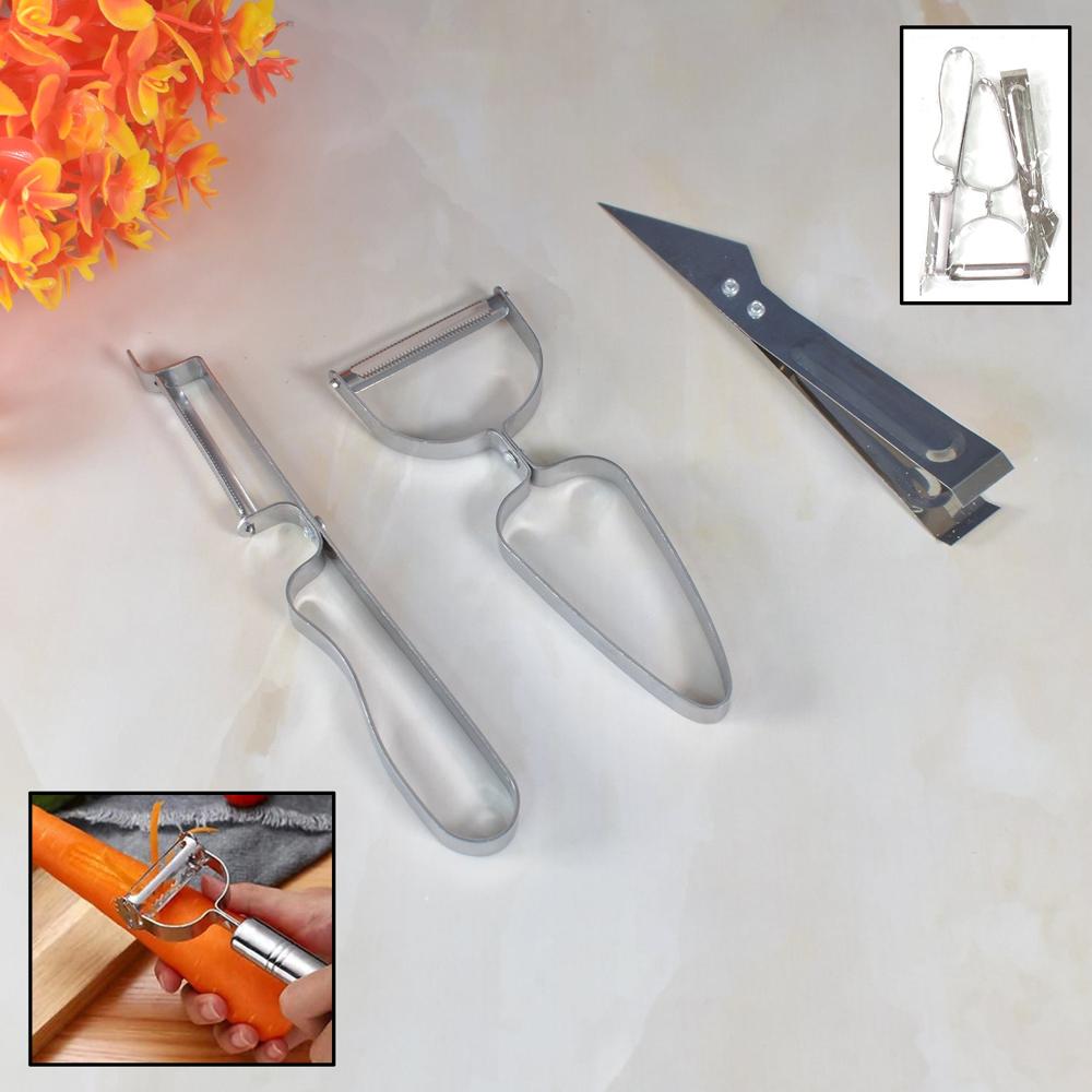 Multifunctional Peeler Grater For Vegetable Fruit (3 Pcs Set) - Application: As Per Product Requirement