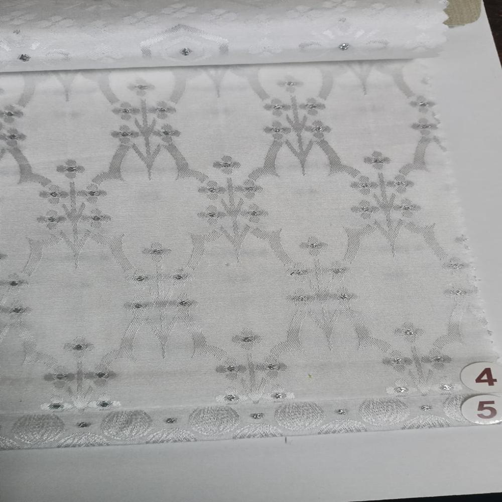 Polycotton Star Butta Kurta Fabric 