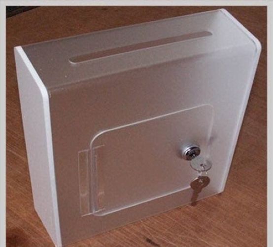 Acrylic Donation Box - Transparent Rectangular Design, Glossy Lamination Finish, Versatile Sizes, Ideal For Ngos And Temples
