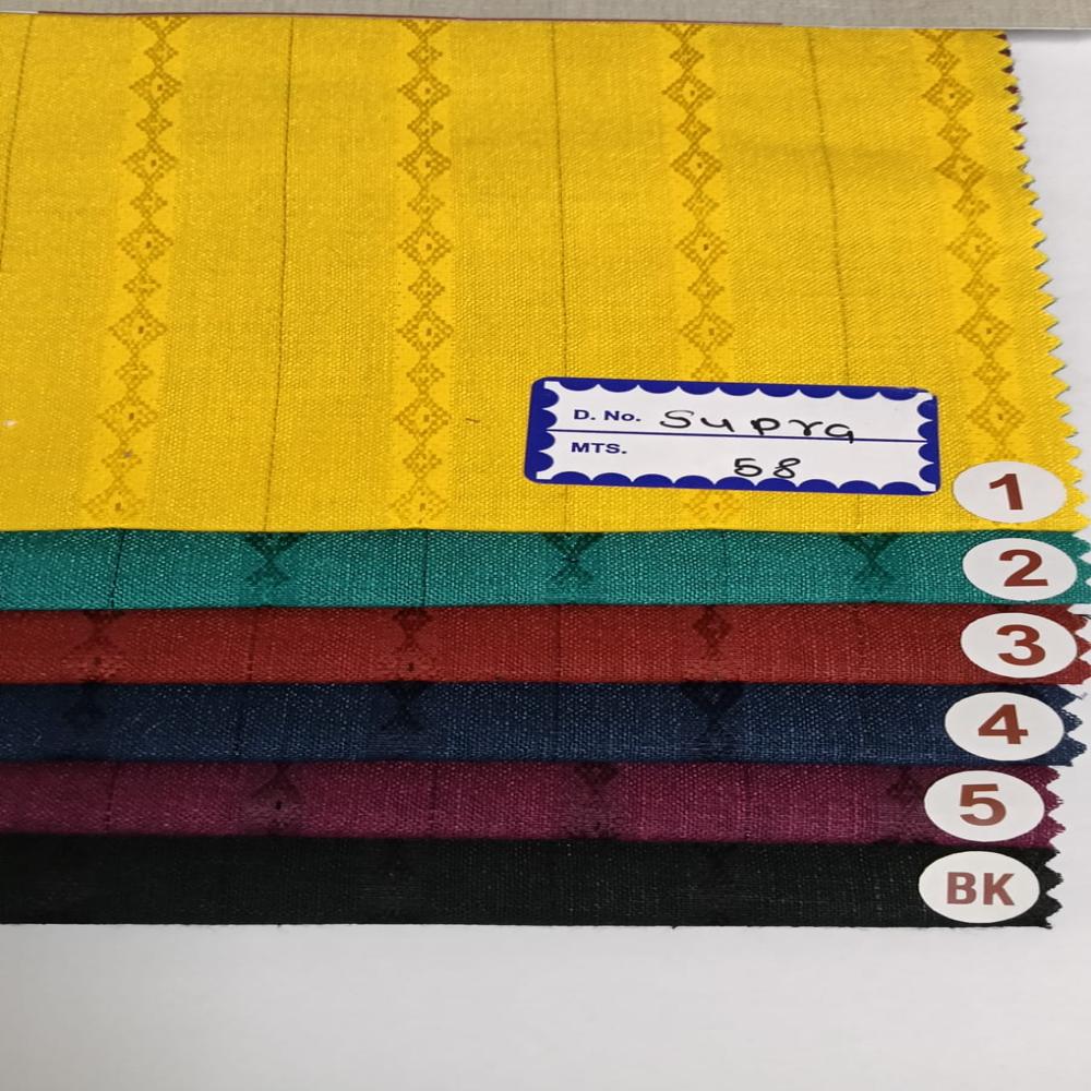 POLYCOTTON JACQUAD KURTA SHIRTING FABRIC