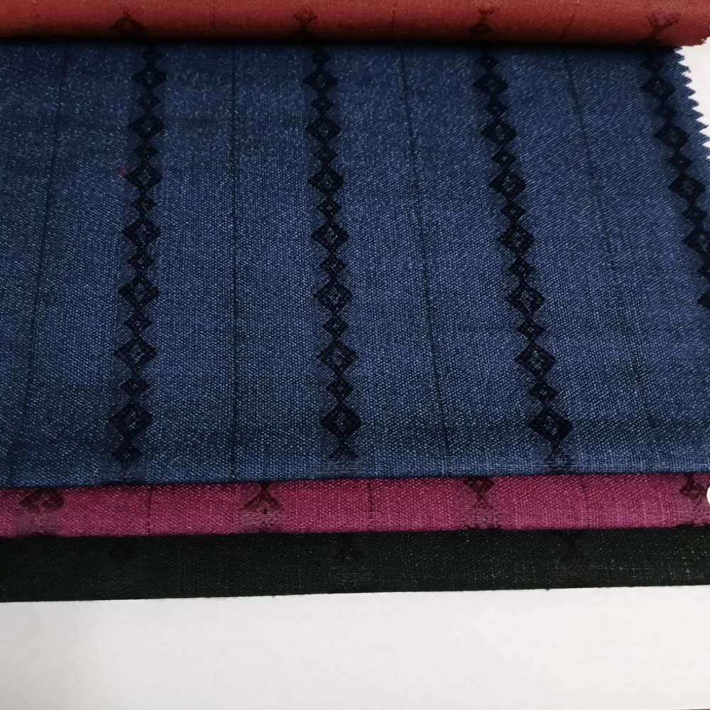POLYCOTTON JACQUAD KURTA SHIRTING FABRIC