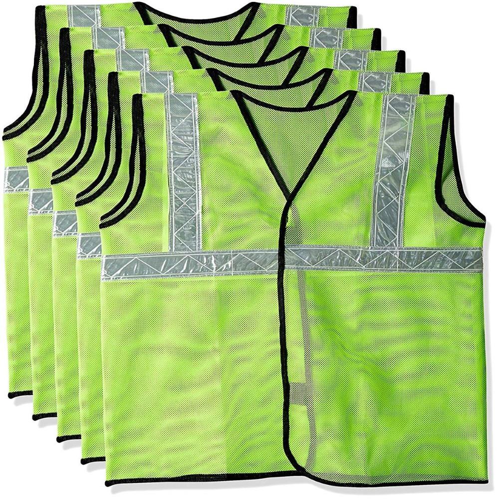 Reflective safety jackets Green Color