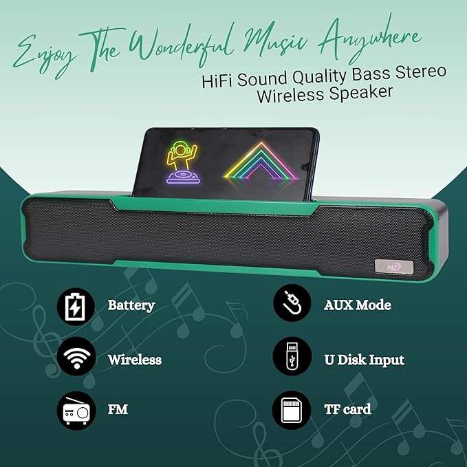 MAJIK JAMES PORTABLE BLUETOOTH SPEAKER