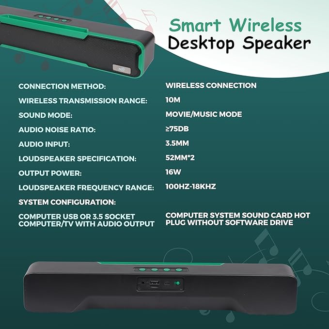 MAJIK JAMES PORTABLE BLUETOOTH SPEAKER