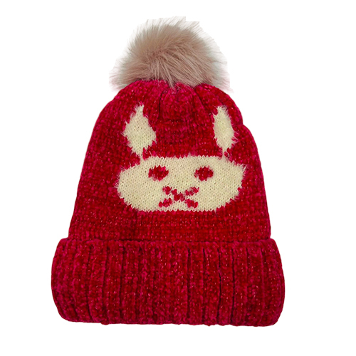 Kids Winter Pom Pom Caps
