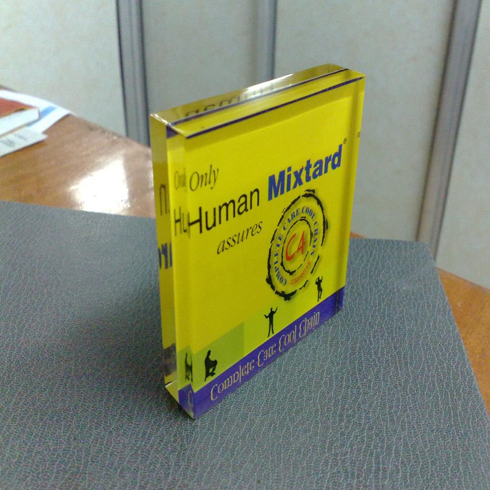acrylic paper weight