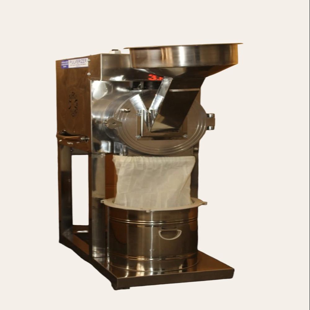 3hp Fully Automatic SS Pulverizer - Stainless Steel, 650x450x1200 mm, 3 HP, 4 Blades, Castor Wheels, Overload Protection