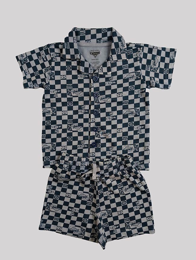 B16684 | Cars Boys Printed Co-Ord Sets