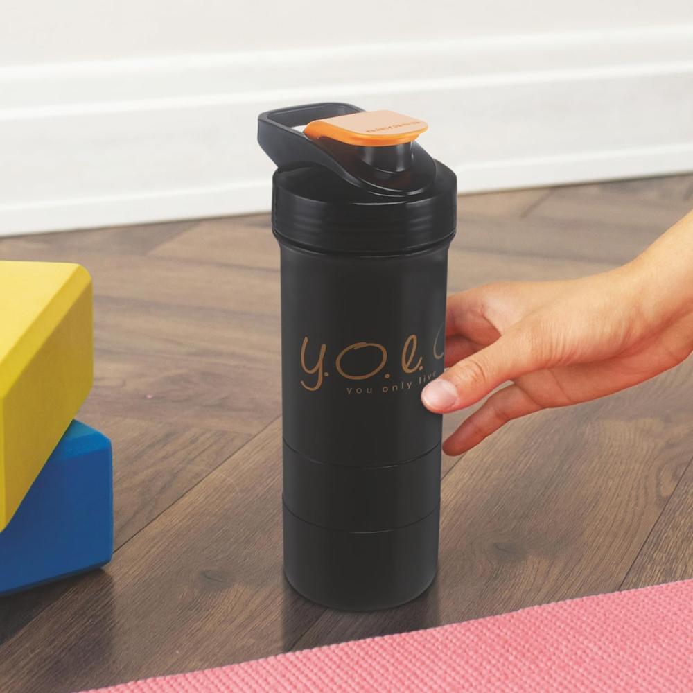 Plastic Cross Fit Gym Shaker Bottle
