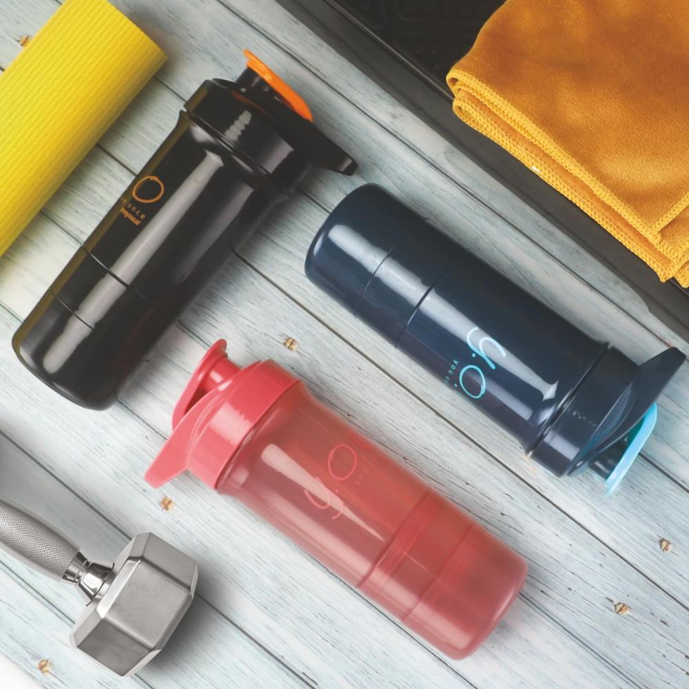 Plastic Cross Fit Gym Shaker Bottle
