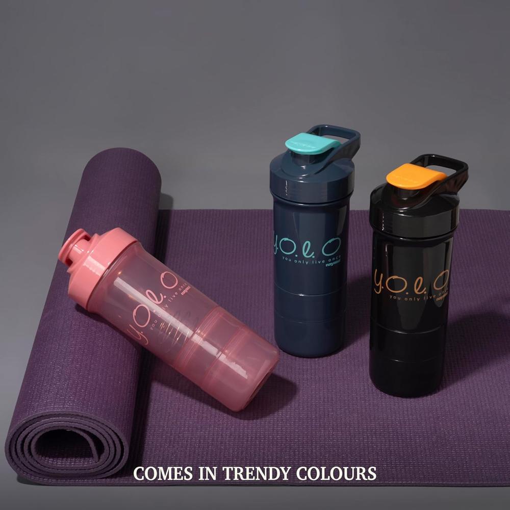 Plastic Cross Fit Gym Shaker Bottle