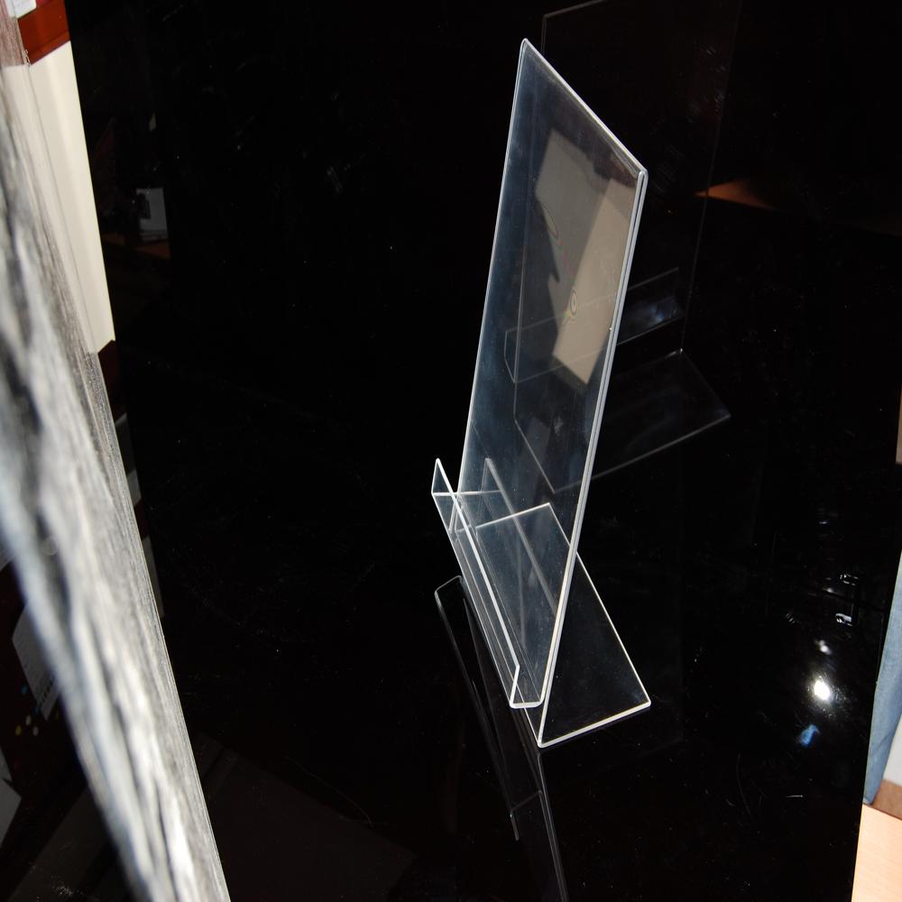 acrylic display L stand